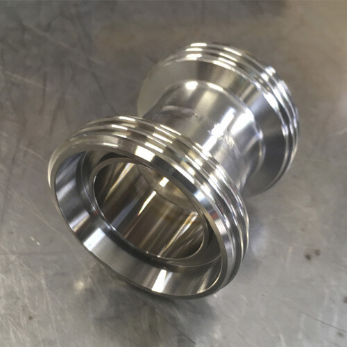 RVS koppelstuk Draad - Draad (DIN11851)