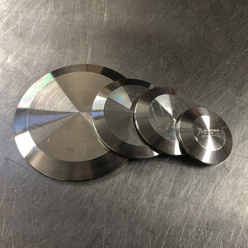 Tri-clamp blindplaten