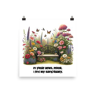 Mother Love Theme Wall Poster | Multiple Sizes