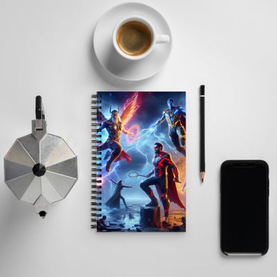  Spiral Notebook Epic Showdown Home &amp; Office Use 140 Pages