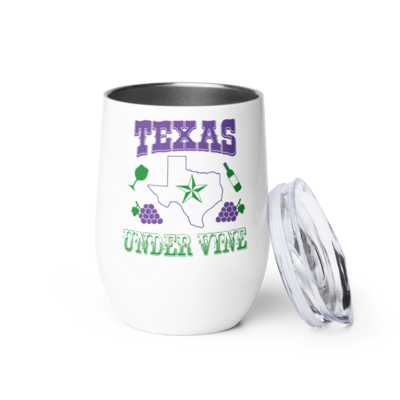 Texas Under Vine Wine Tumbler