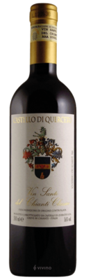 castello di querceto vin santo del chianti classico 2018