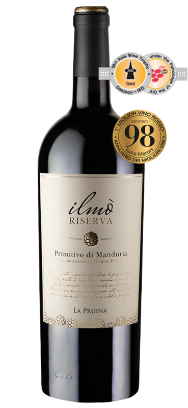 la pruina &#39;&#39;ilmo&#39;&#39; primitivo riserva di manduria puglia dop 2019