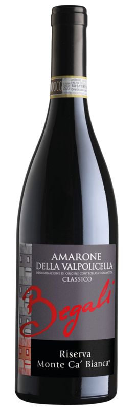 begali amarone valpolicella riserva classico docg &#39;&#39;monte ca&#39; bianca&#39;&#39; 2017