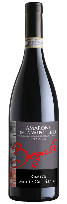 begali amarone valpolicella riserva classico docg &#39;&#39;monte ca&#39; bianca&#39;&#39; 2015