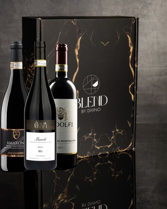 Luxe Italiaans Geschenkpakket Barolo - Amarone-  Brunello