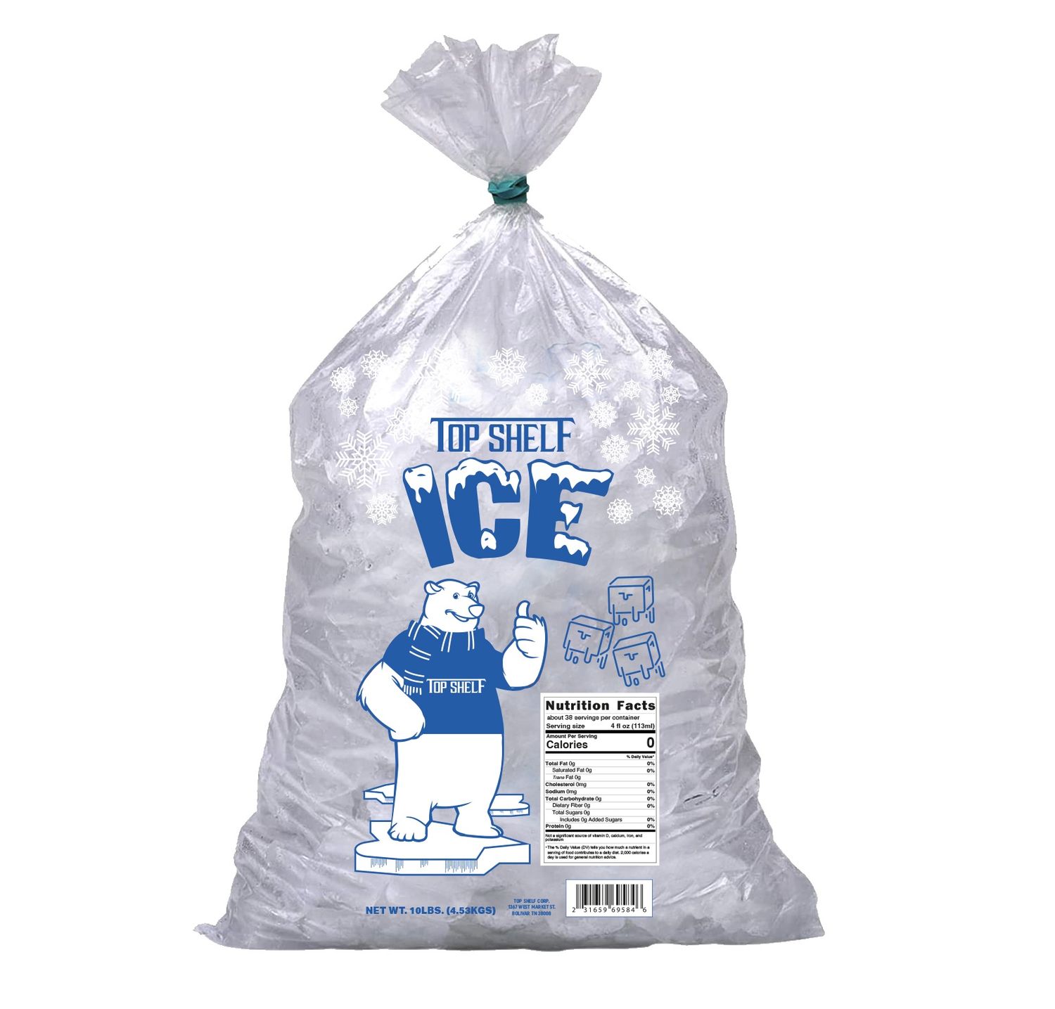 10lbs BAG OF ICE