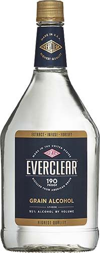 EVERCLEAR GRAIN ALCOHOL 190PRF 1.75L