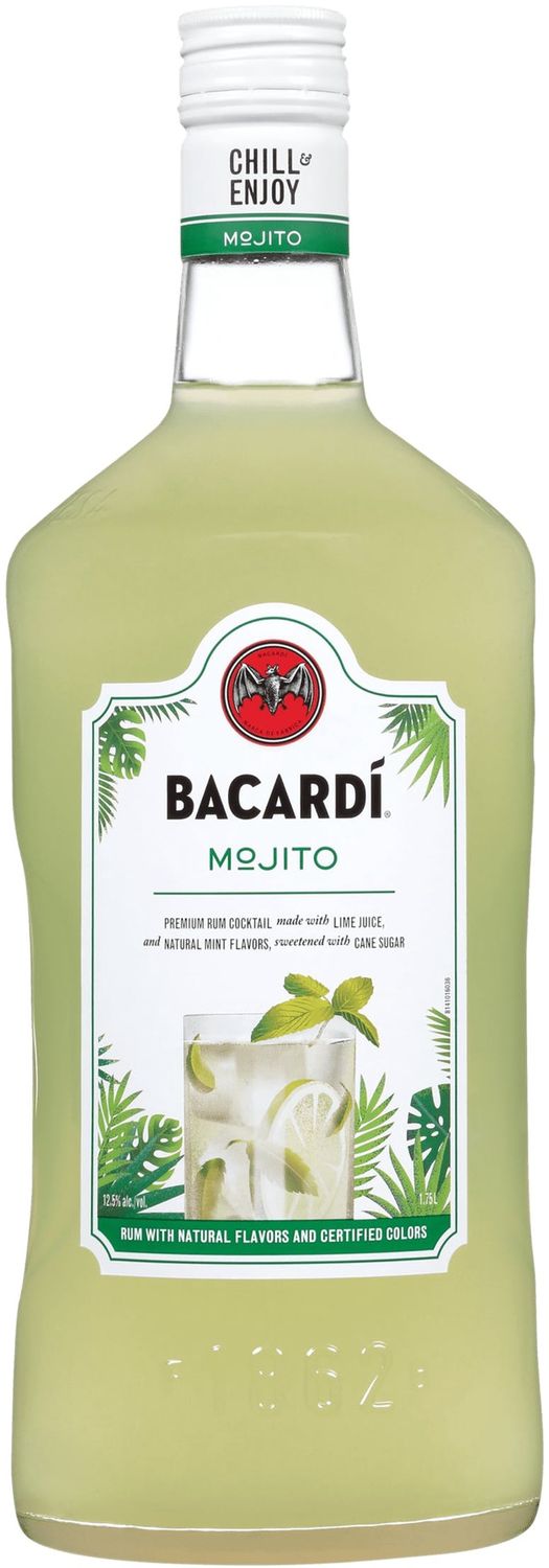 BACARDI MOJITO RUM GLASS 1.75 L