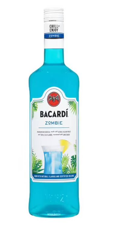 BACARDI RTS  ZOMBIE GLASS 1.75L
