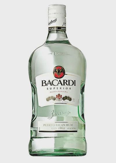 BACARDI SUPERIOR LIGHT GLASS 1.75ML