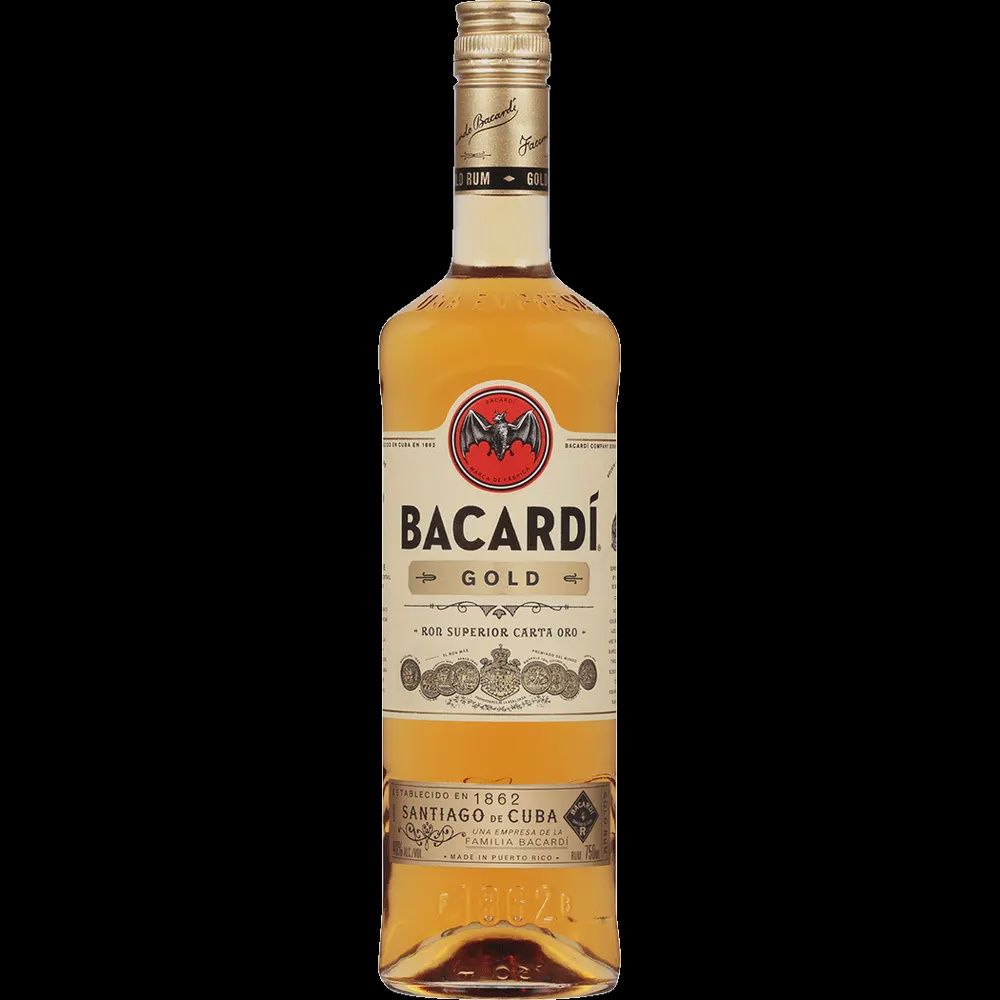 BACARDI GOLD RUM PLASTIC 750ML