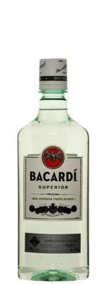 BACARDI SUPERIOR RUM 750ML PLASTIC
