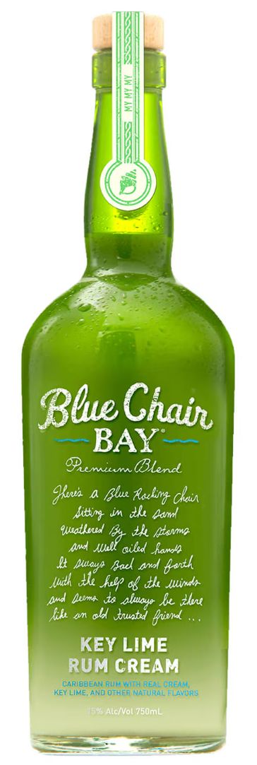 BLUE CHAIR KEY LIME CREAM RUM  750ML