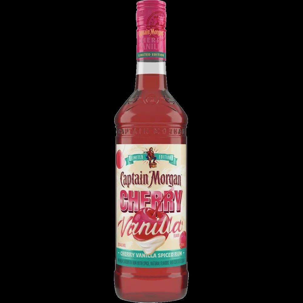 CAPTAIN MORGAN CHERRY VANILLA RUM 750ML