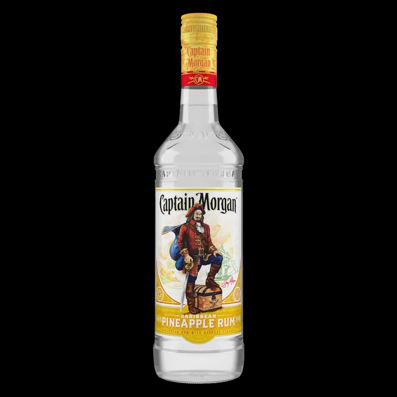 CAPTAIN MORGAN WHITE PINEAPPLE RUM 750ML