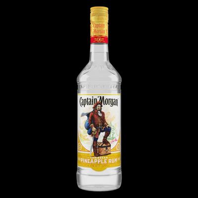 CAPTAIN MORGAN WHITE PINEAPPLE RUM 750ML