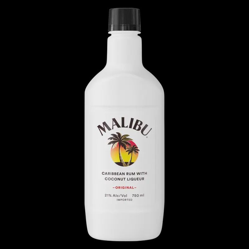 MALIBU COCONUT RUM PLASTIC 750ML