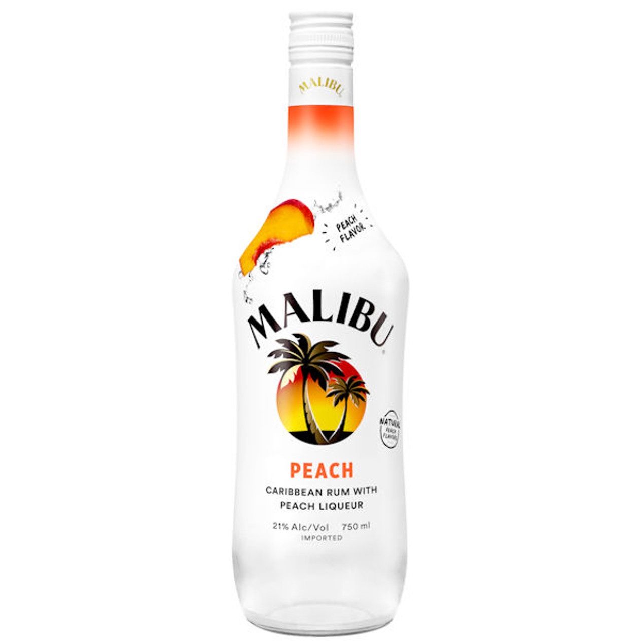 MALIBU 750ML PEACH RUM