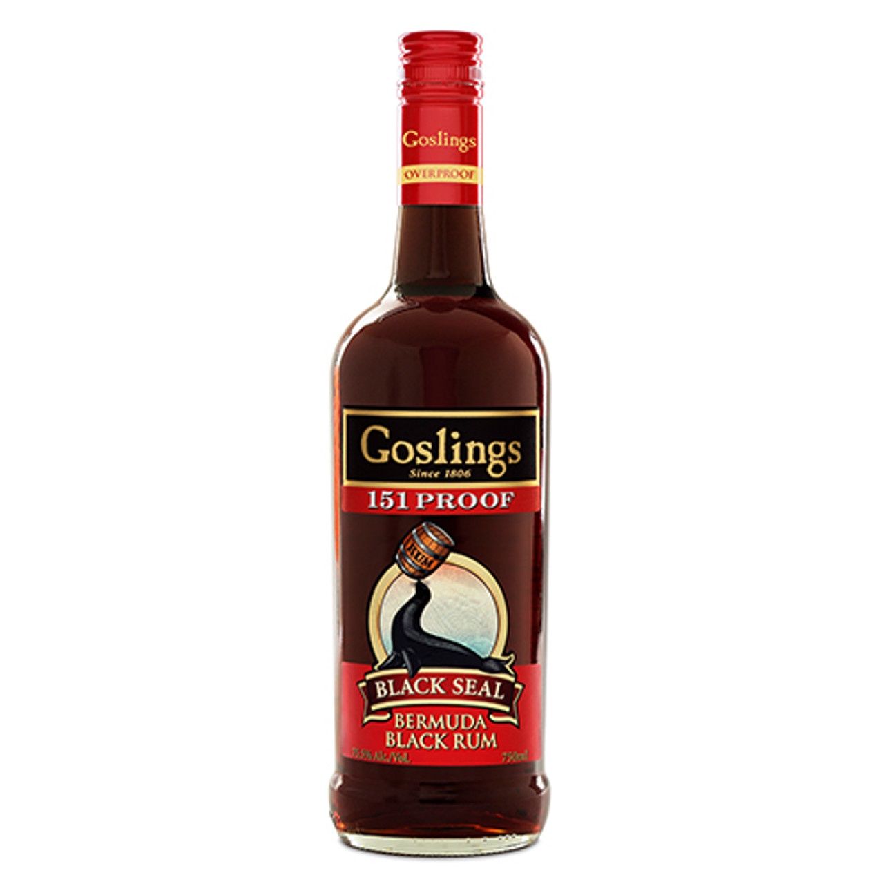 GOSLINGS BLACK SEAL RUM 750ML