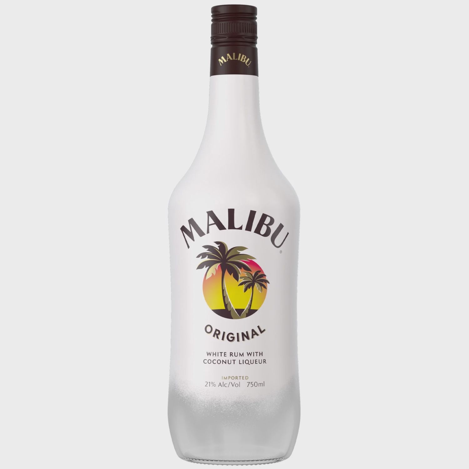 MALIBU 750ML COCONUT RUM GLASS