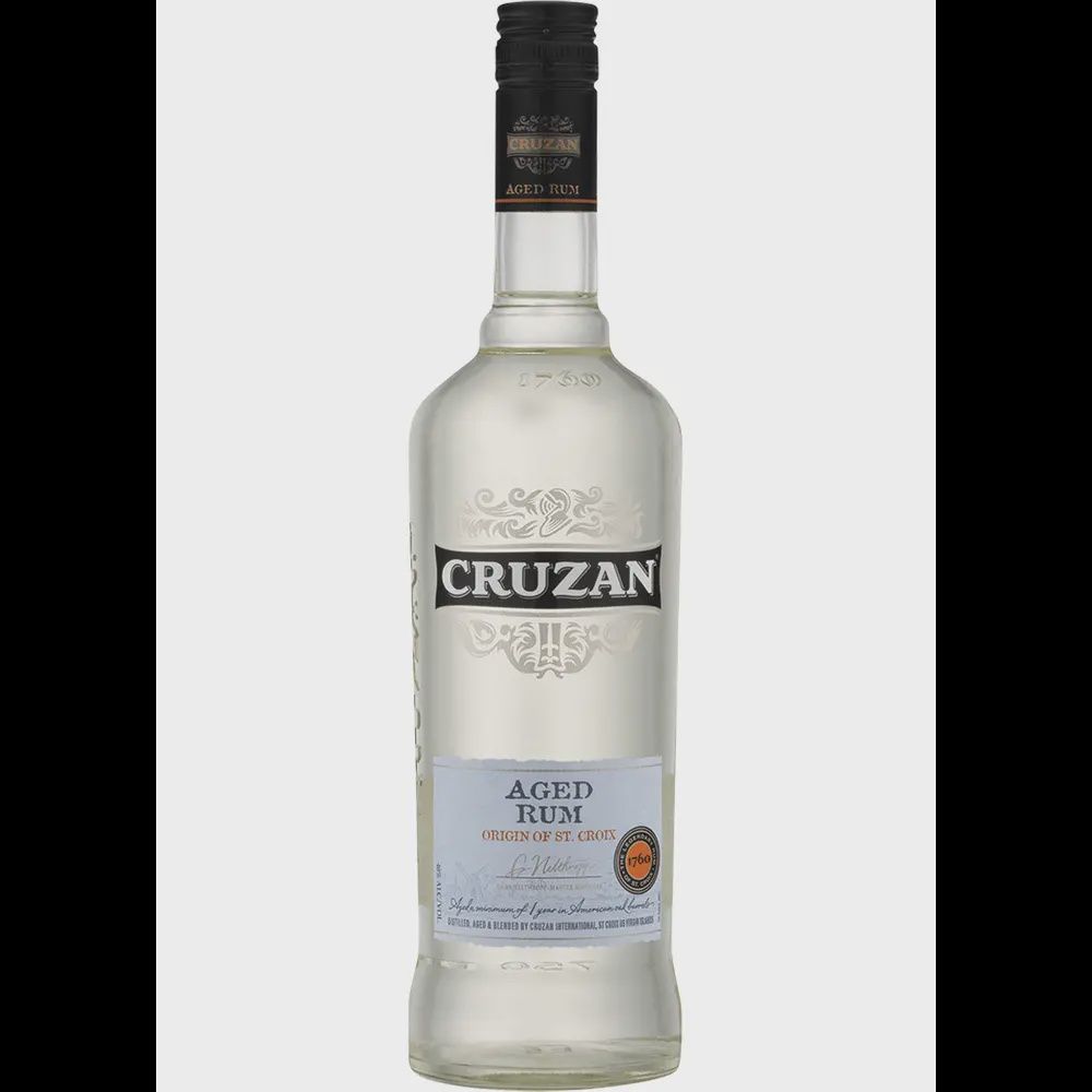 CRUZAN WHITE RUM 750ML