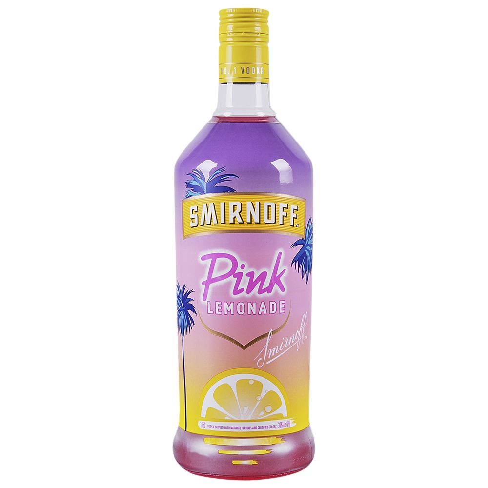 SMIRNOFF PINK LEMONADE VODKA 1.75L