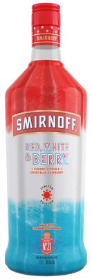 SMIRNOFF RED WHITE BERRY VODKA 1.75L