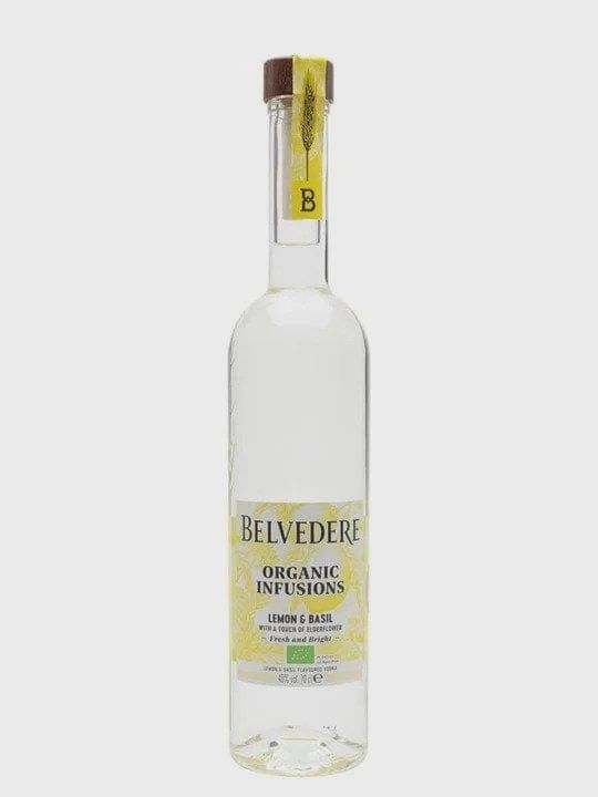 BELVEDERE ORGANIC LEMON BASIL VODKA 750ML