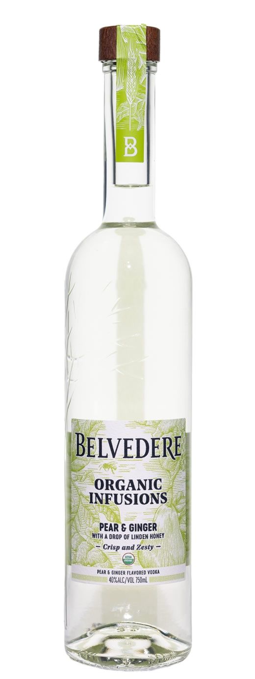 BELVEDERE ORGANIC PEAR GINGER VODKA 750ML