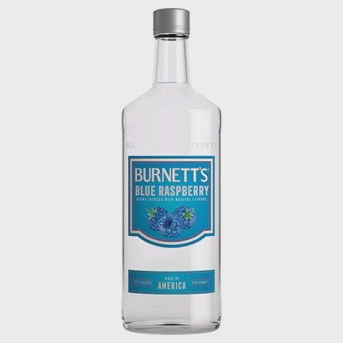 BURNETT&#39;S BLUE RASPBERRY VODKA 750ML