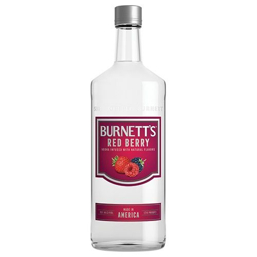 BURNETT&#39;S RED BERRY VODKA 750ML