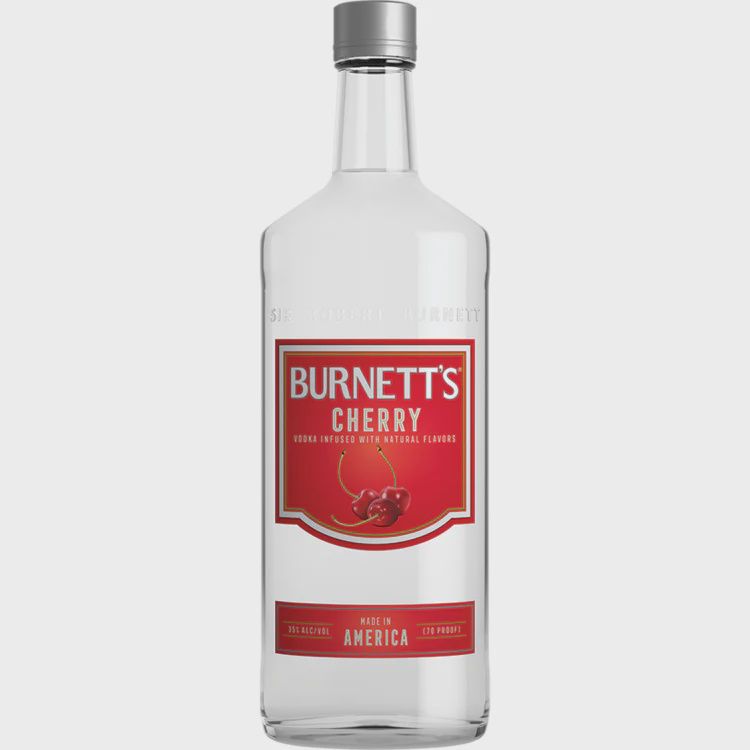BURNETT&#39;S CHERRY VODKA 750ML