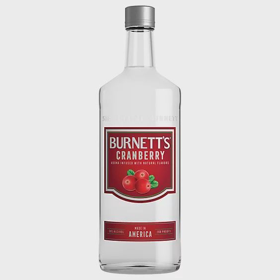 BURNETT&#39;S CRANBERRY VODKA 750ML