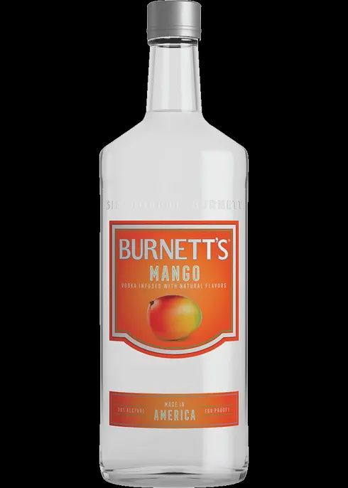 BURNETT&#39;S MANGO VODKA 750ML