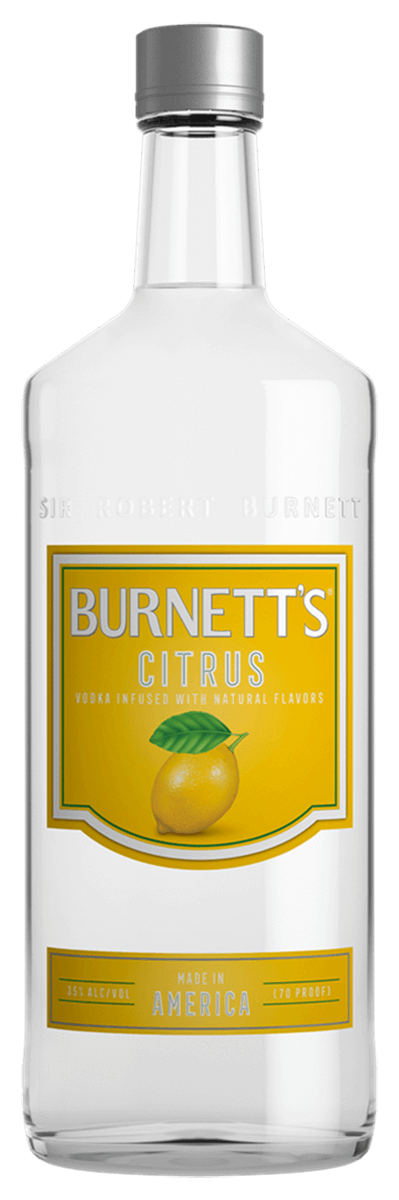 BURNETT&#39;S CITRUS VODKA 750ML