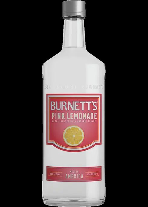 BURNETT&#39;S PINK LEMONADE VODKA 750ML