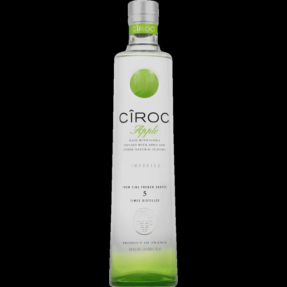 CIROC APPLE VODKA 750ML