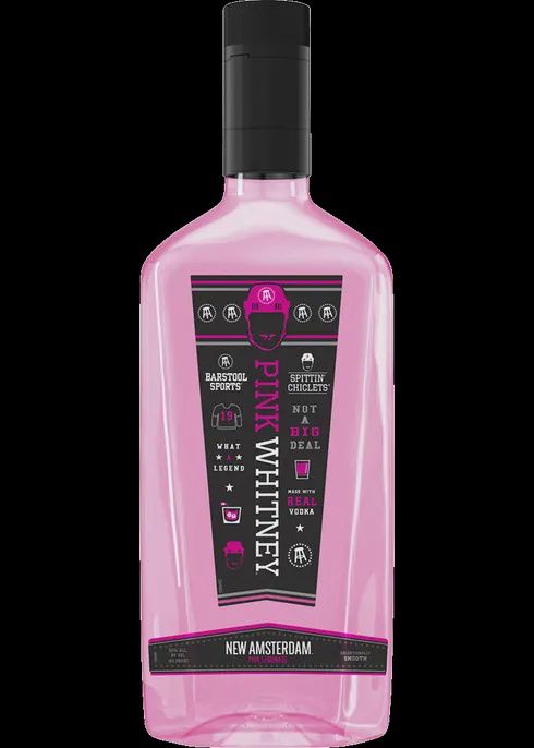 NEW AMSTERDAM PINK WHITNEY VODKA 750ML PLASTIC