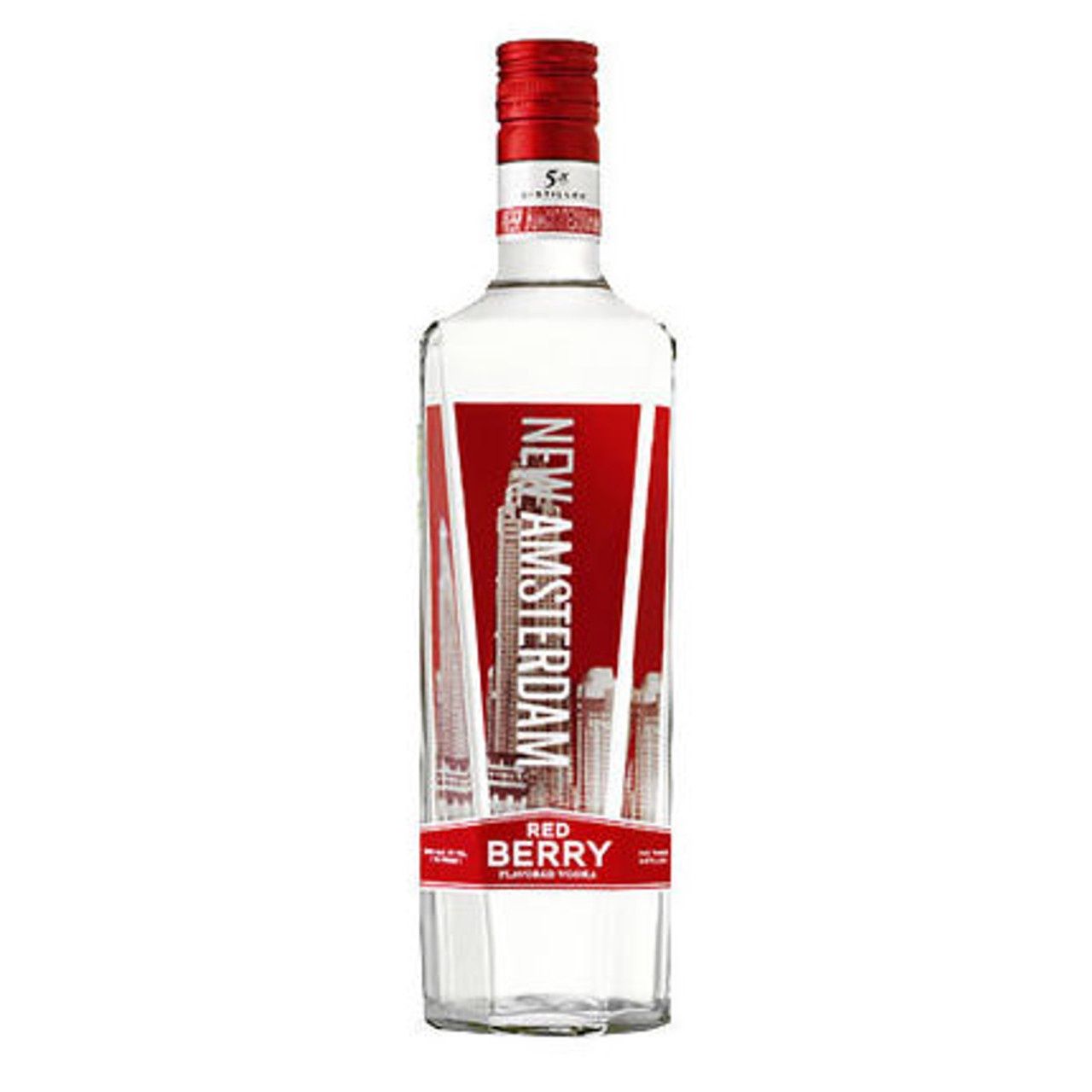 NEW AMSTERDAM RED BERRY VODKA 750ML