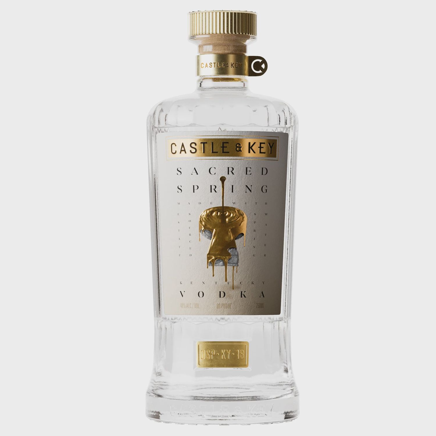 CASTLE AND KEY VODKA 750ML