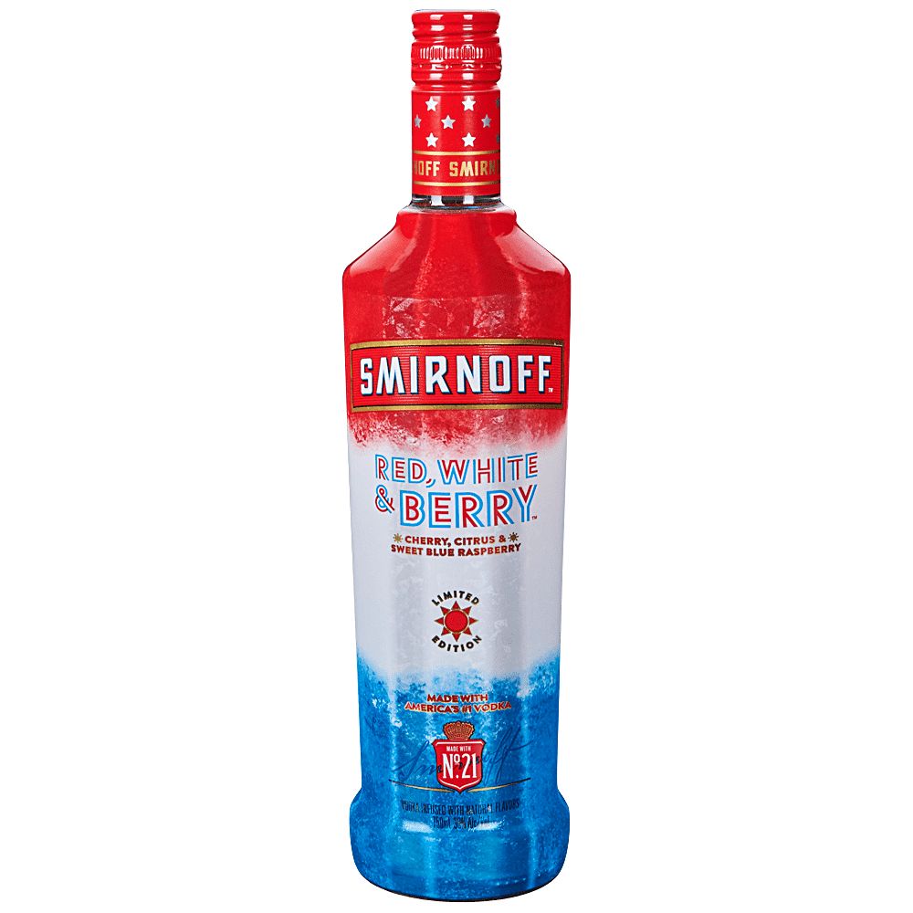 SMIRNOFF RED WHITE BERRY VODKA 750ML