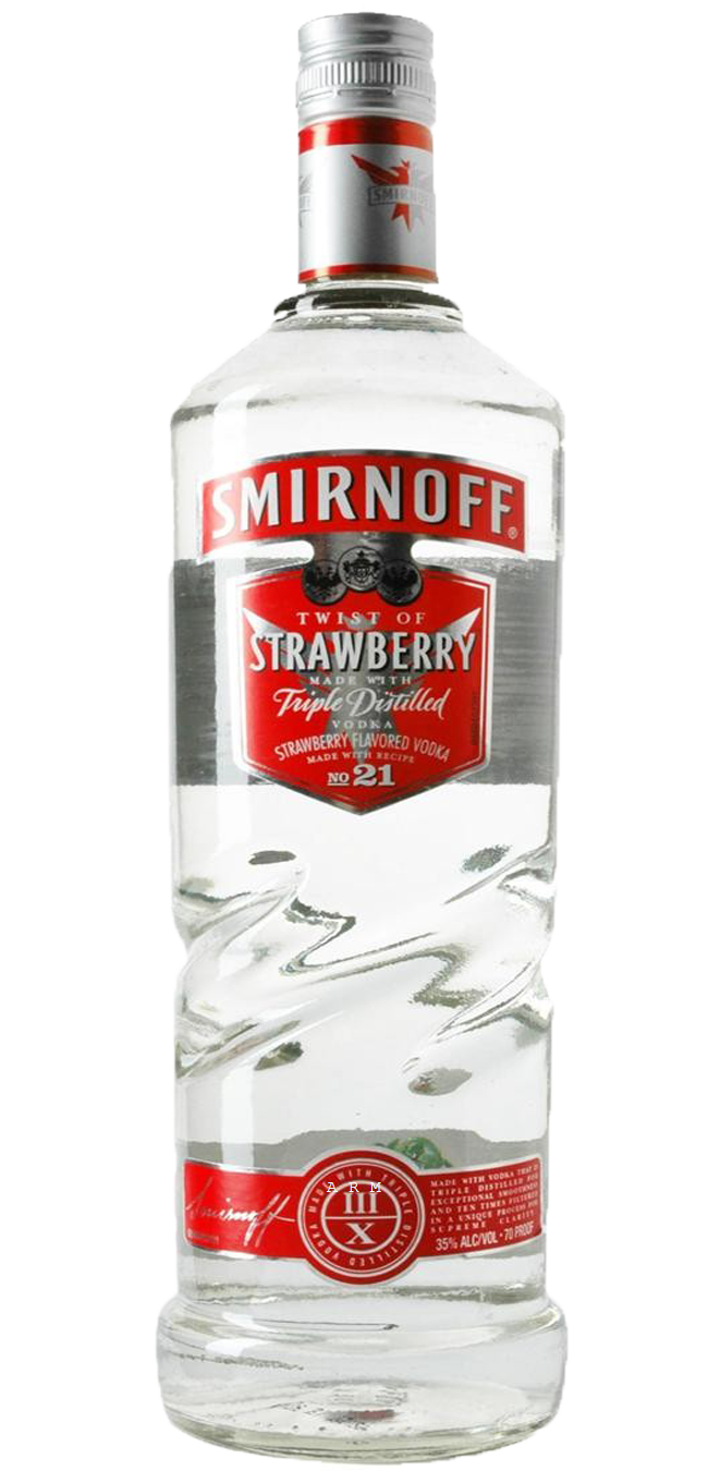 SMIRNOFF STRAWBERRY TWIST VODKA 750ML