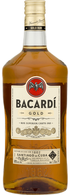 BACARDI GOLD RUM GLASS 1.75L