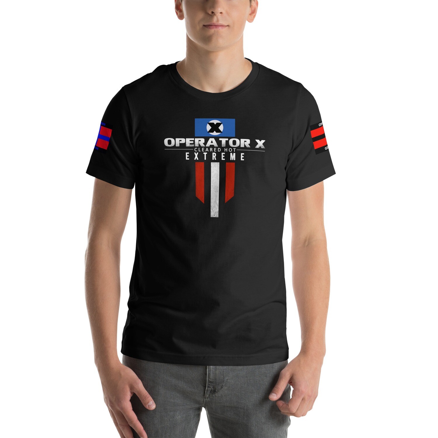 Unisex t-shirt - 3 Logos - Operator X, Centurion/Godspeed, Centurion/Psalm 144
