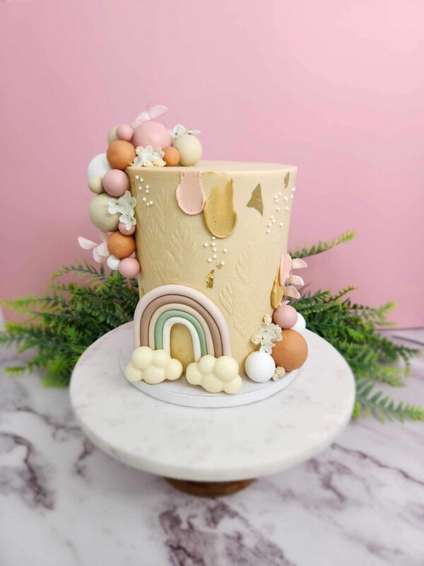 Boho rainbow Cake