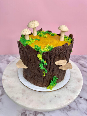 Stump Mushroom Cake