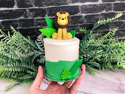 Lion Baby Cake