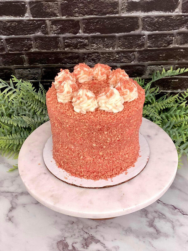 Strawberry Crunch Cake