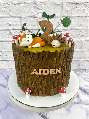 Woodland Stump Cake